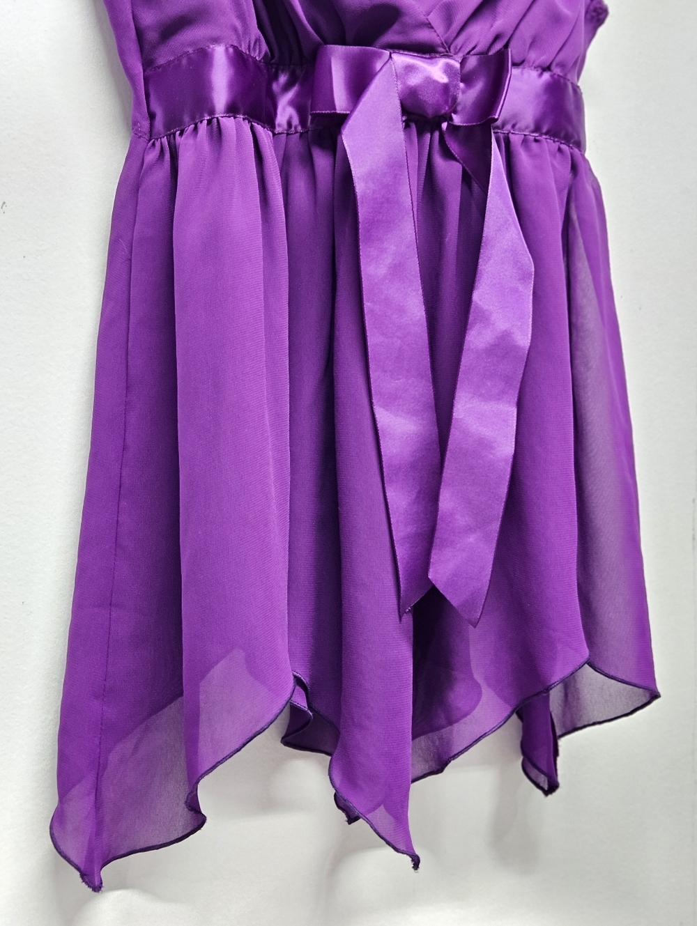 Fredericks of Hollywood Babydoll Cami Top Size S Purple Fairy Romantic Coquette - Picture 7 of 10